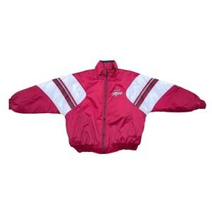 Pro Player Tampa Bay Buccaneers Red/White Puffer Football NFL NFC Jacket Size XL